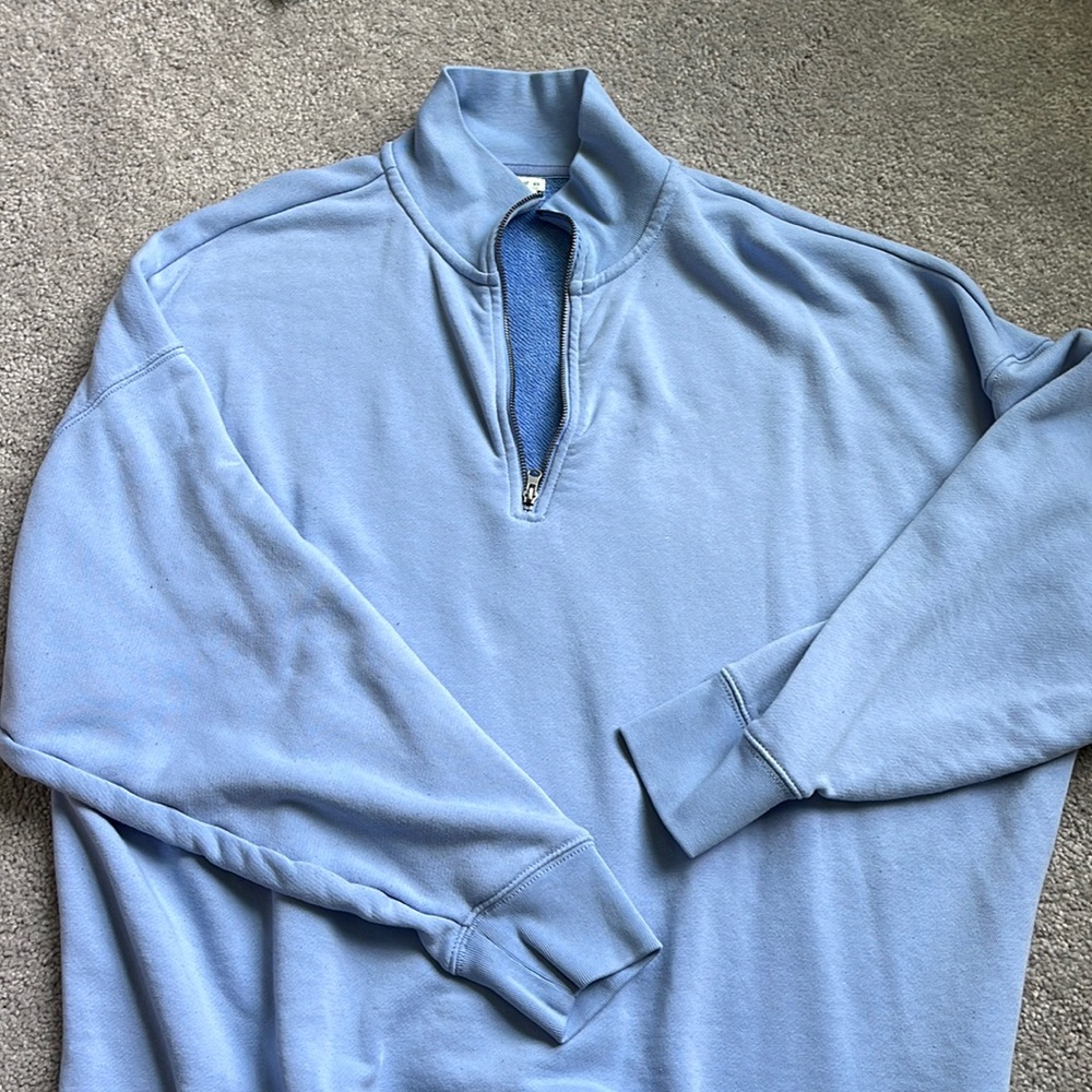 Oversize quarter zip sweatshirt